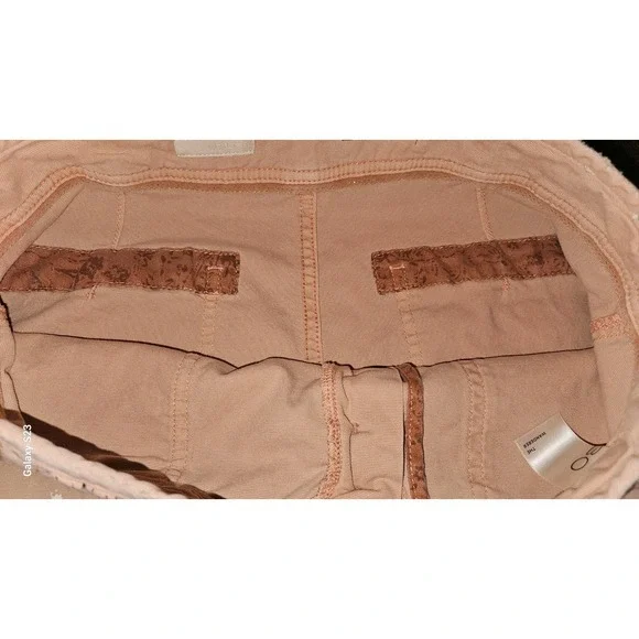 Anthropologie Pilcro The Wanderer Patchwork Low Slung Barrel Pants Size 30 Flaws - Picture 10 of 16